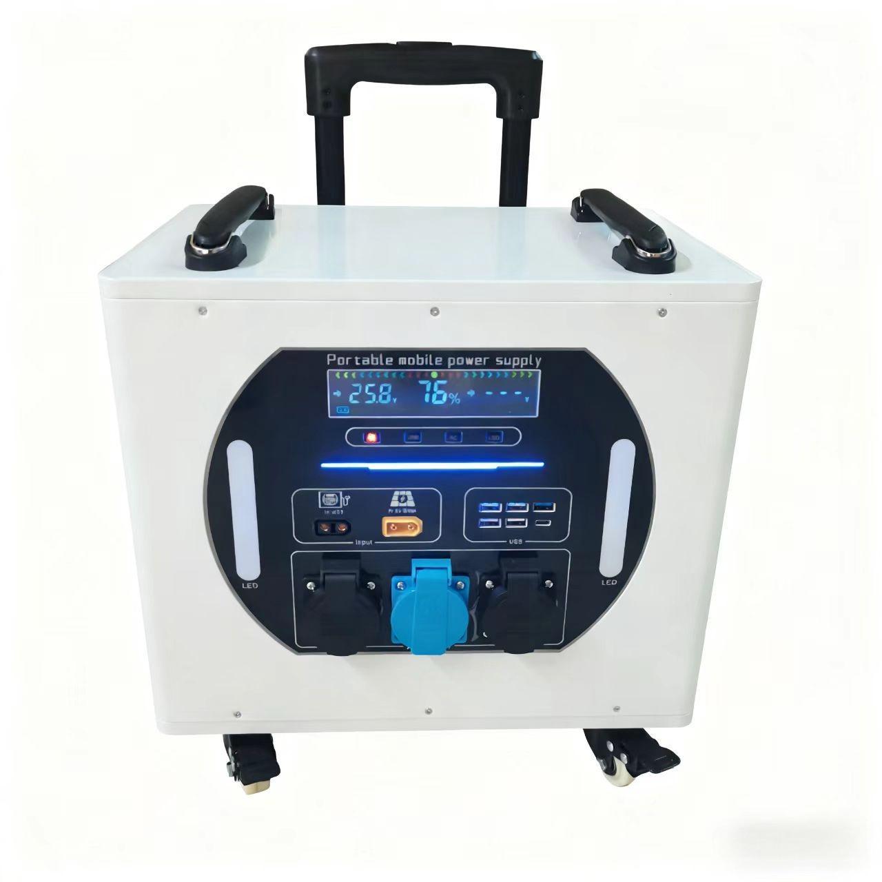 Outdoor Power Station - Premium Grade 3000W Tie Rod Suitcase