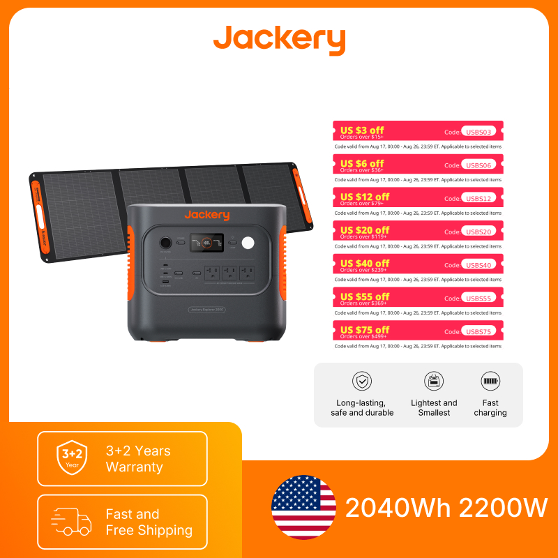 Power Outdoor Jackery - Jackery Explorer 2000v2 Portable Power Station