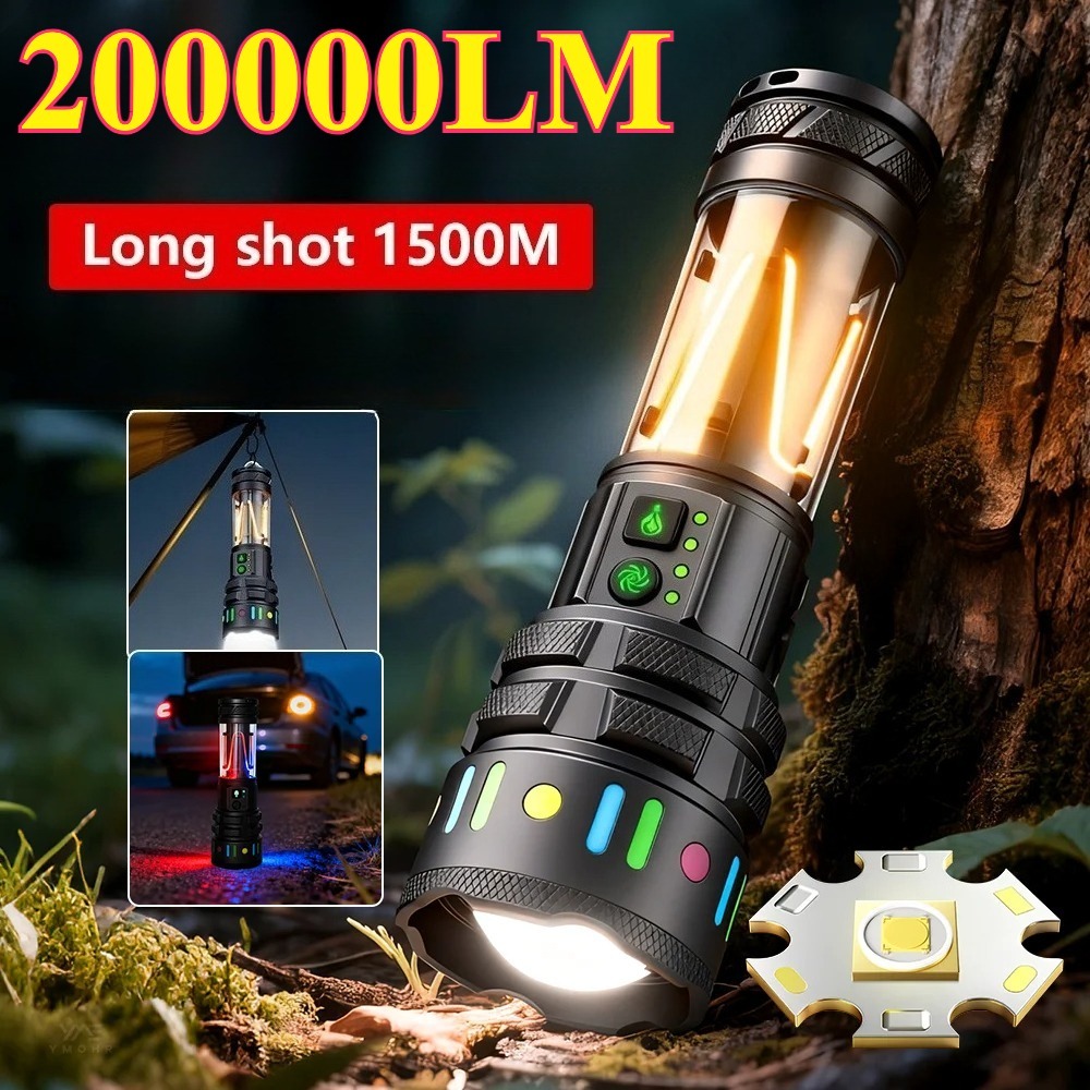 Outdoor Power For Lights - Powerful Ultra Bright LED Flashlight Type-C