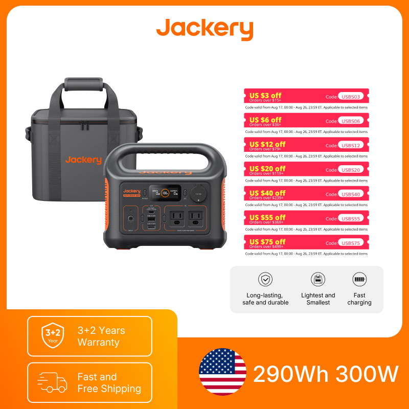 Power Outdoor Jackery - Jackery Portable Power Station Explorer 300