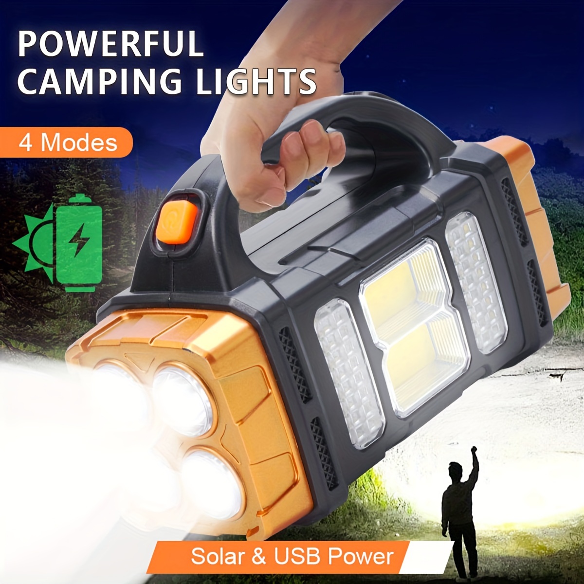 Outdoor Power Supply - New Upgrade Rechargeable High Power Solar