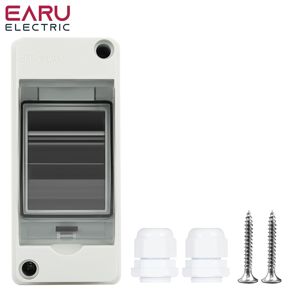 Outdoor Power Junction - HT-2 IP65 Waterproof Distribution Breaker Box