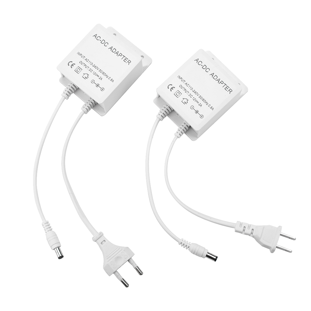 DC12V 2A EU Plug Adapter Secur - Outdoor Power Wire recension och pris