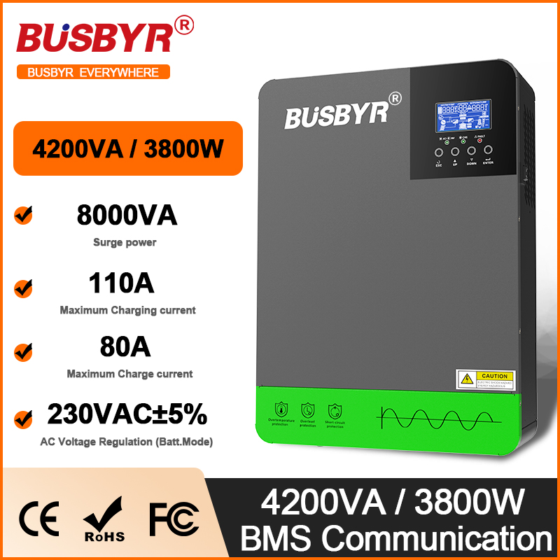 4.2KW 6.2KW Hybrid Solar Inver - Portable Generator Inverter recension och pris