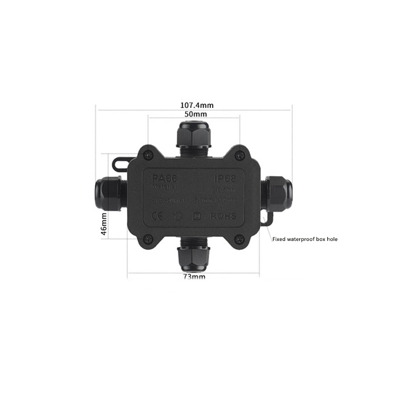 IP68 Outdoor Waterproof Juncti - Outdoor Power Junction recension och pris