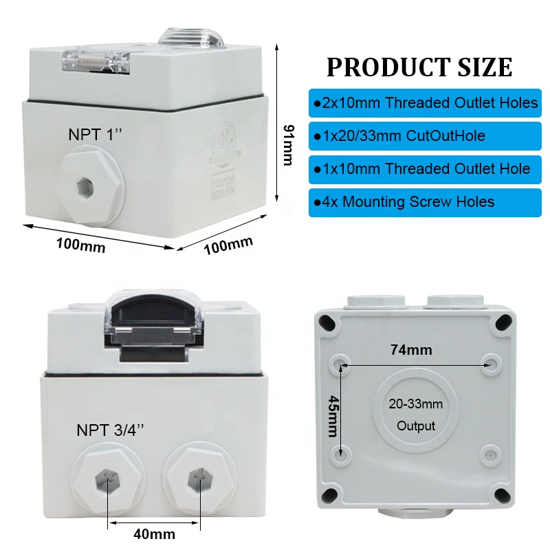 50 Amp Generator RV Power Inle - Outdoor Power Receptacle Box recension och pris
