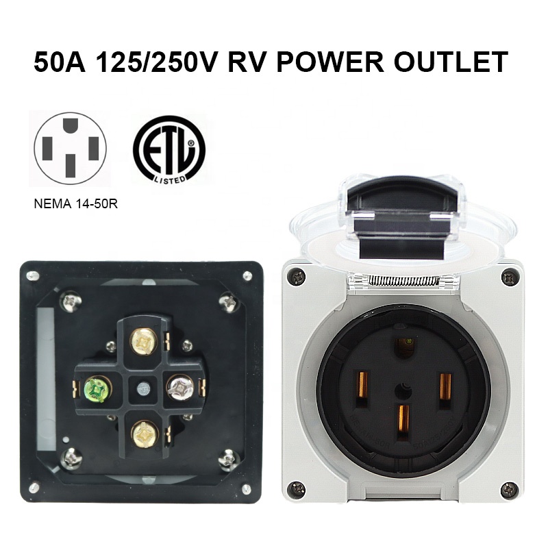 50 Amp Generator RV Power Inle - Outdoor Power Receptacle Box recension och pris