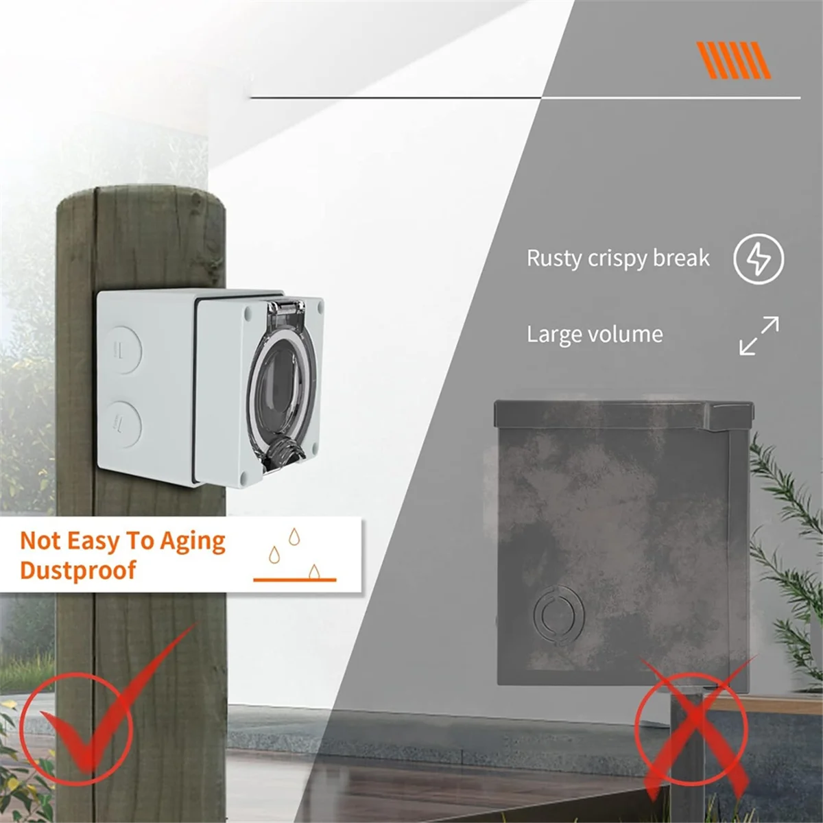 AT16 50Amp Power Outlet Box, 1 - Outdoor Power Receptacle Box recension och pris