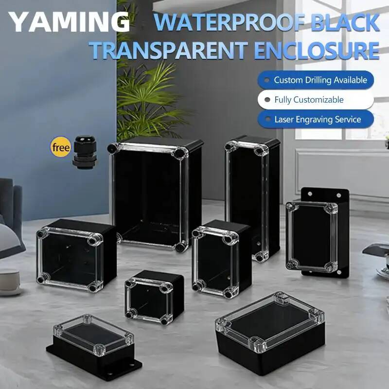 2pcs Transparent Cover Waterpr - Outdoor Power Supply recension och pris