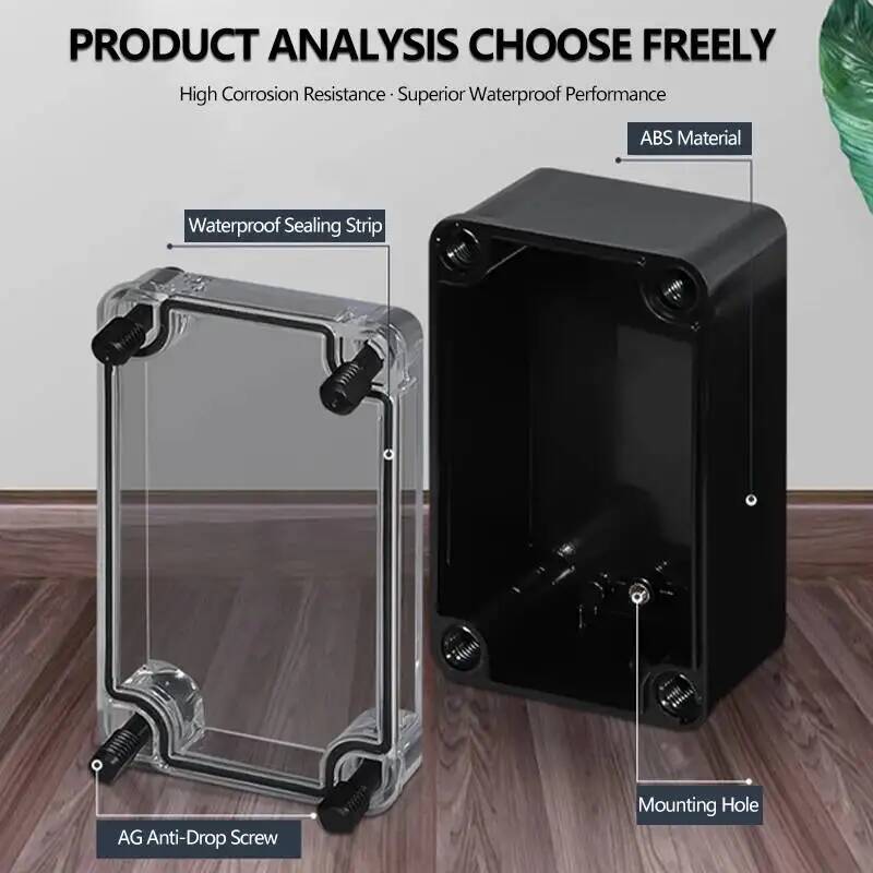 2pcs Transparent Cover Waterpr - Outdoor Power Supply recension och pris
