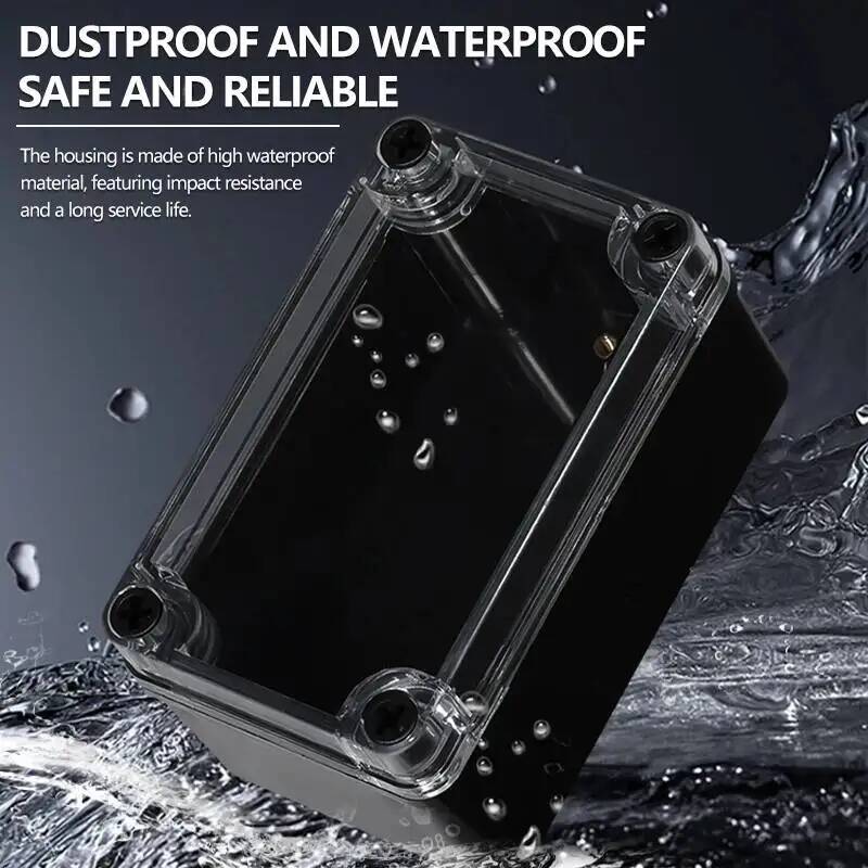 2pcs Transparent Cover Waterpr - Outdoor Power Supply recension och pris