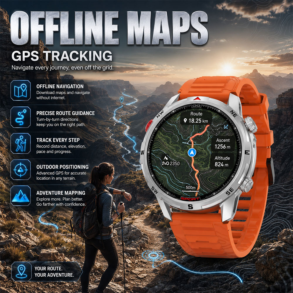 New Outdoor Smart Watch 1.43in - Outdoor Power Meter Box recension och pris