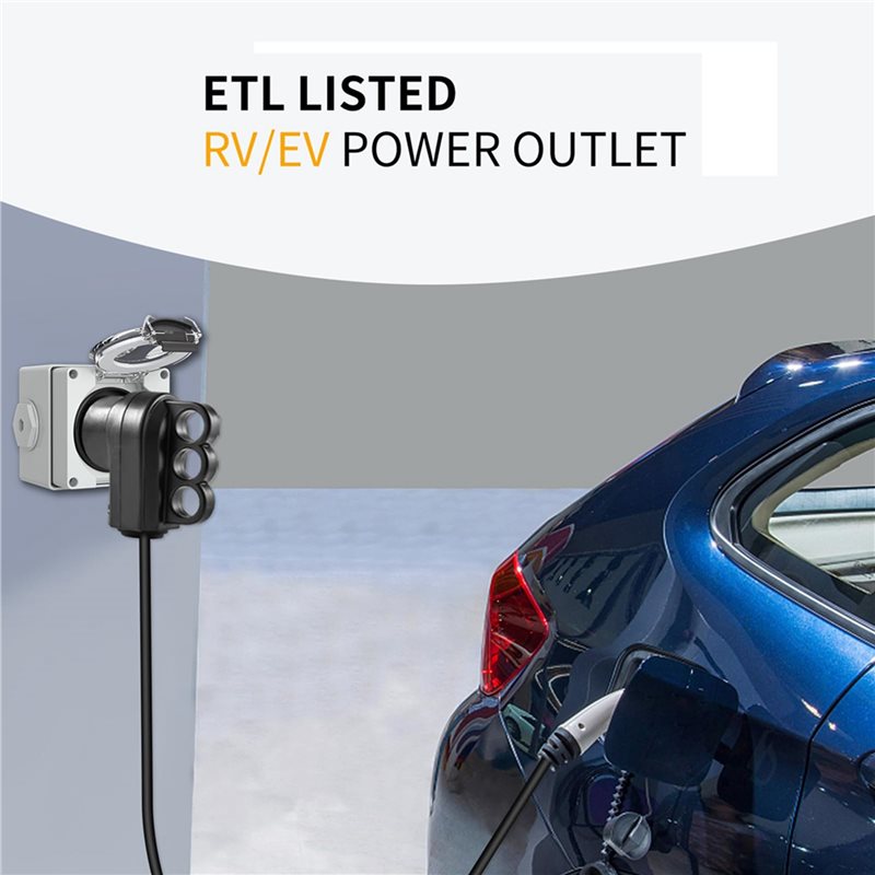 2X 30Amp Power Outlet Box,125V - Outdoor Power Receptacle Box recension och pris