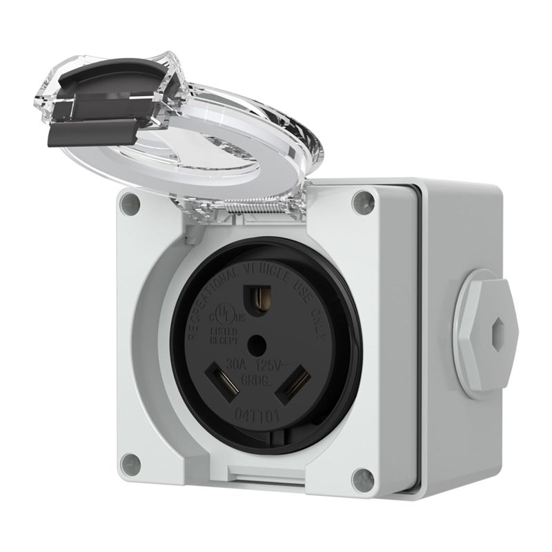 ABYP NEMA TT-30R 30Amp Power O - Outdoor Power Receptacle Box recension och pris