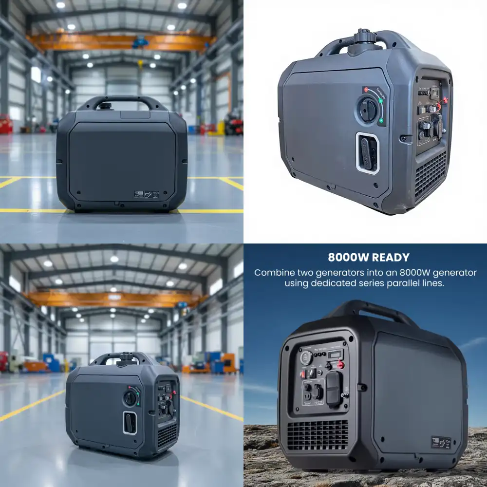 Portable Silent Dual Fuel Air- - Portable Generator Inverter recension och pris