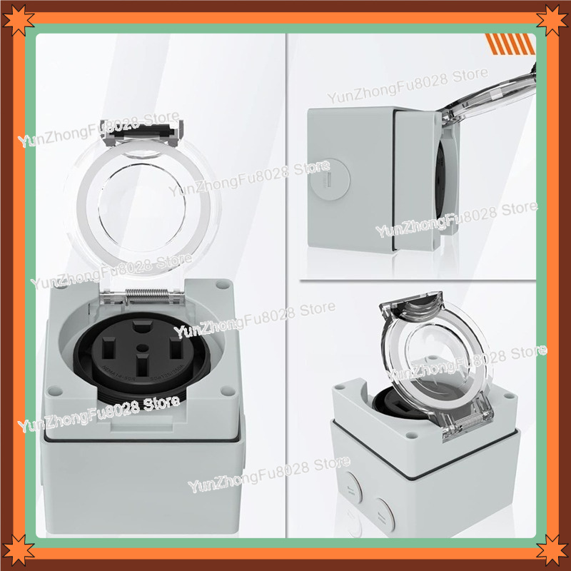 50Amp 14-50R Power Outlet Box  - Outdoor Power Receptacle Box recension och pris