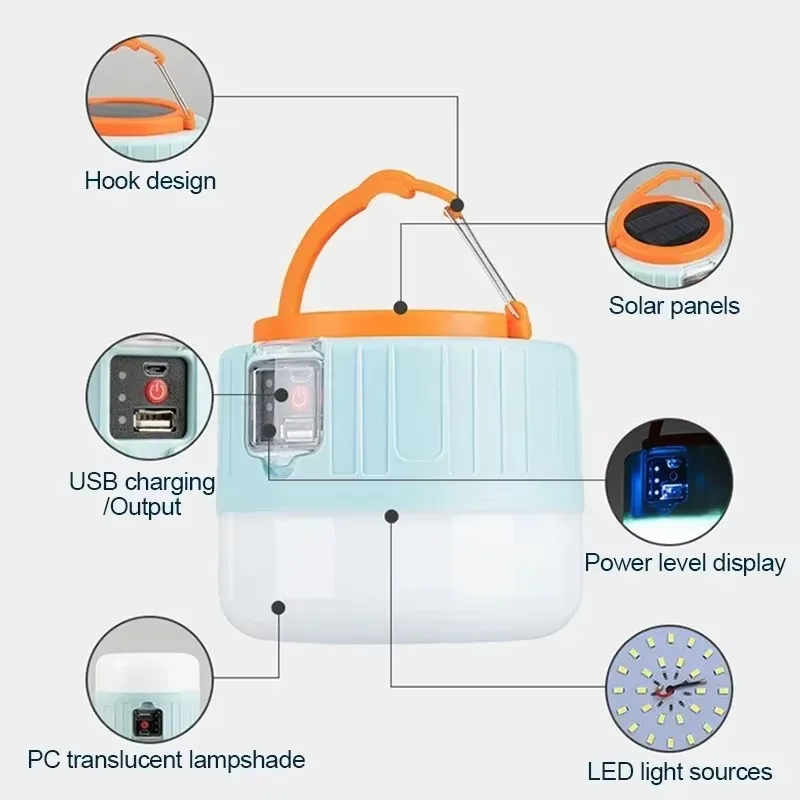 Solar Camping Lantern Recharge - Outdoor Power For Lights recension och pris