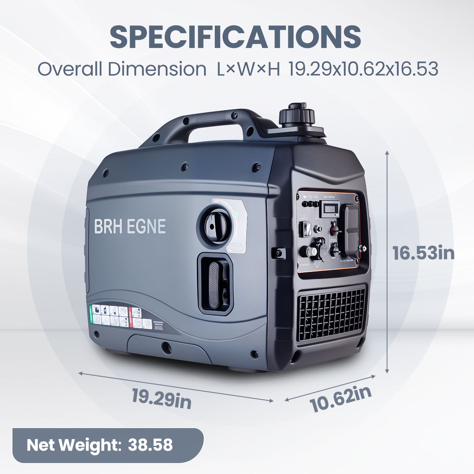 YHS 2500W 3kW Silent Type Inve - Portable Generator Inverter recension och pris