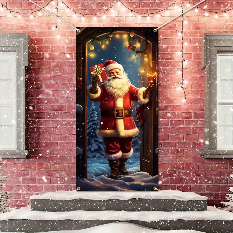 1pc 2D flat, festive Santa Cla - Outdoor Power For Wedding recension och pris