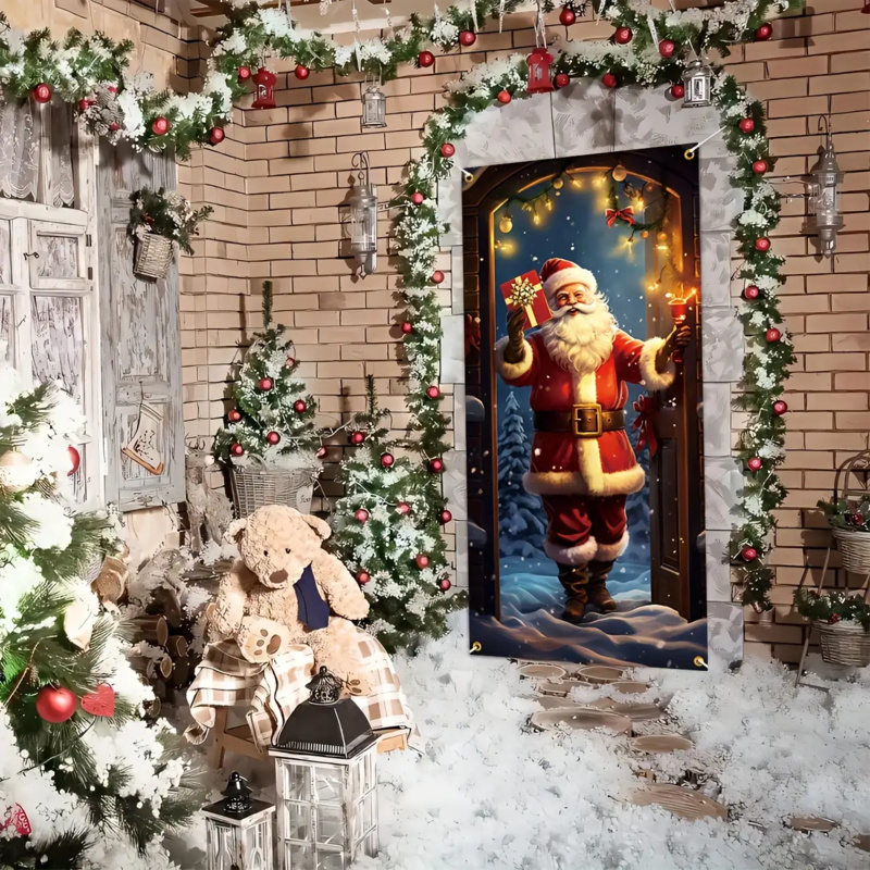 1pc 2D flat, festive Santa Cla - Outdoor Power For Wedding recension och pris
