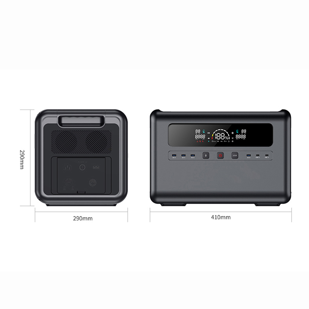 2400W Solar Power Generator, L - Outdoor Power Station recension och pris