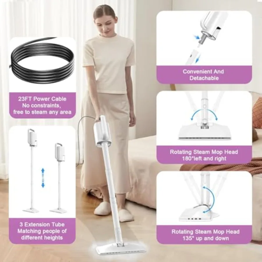 ApexTP7-in-1 Steam Mop 1200W R - Outdoor Power Mop recension och pris