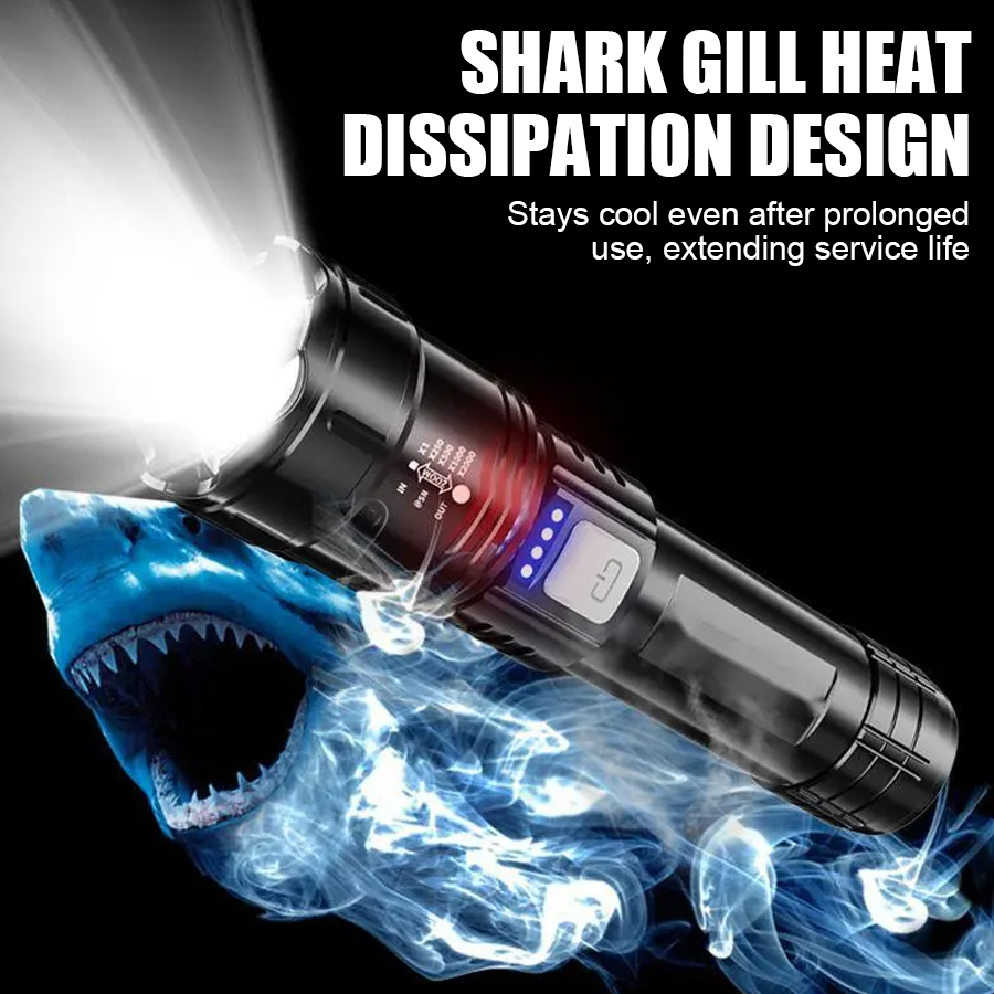 High Power P50 LED Flashlight  - Outdoor Power Supply recension och pris