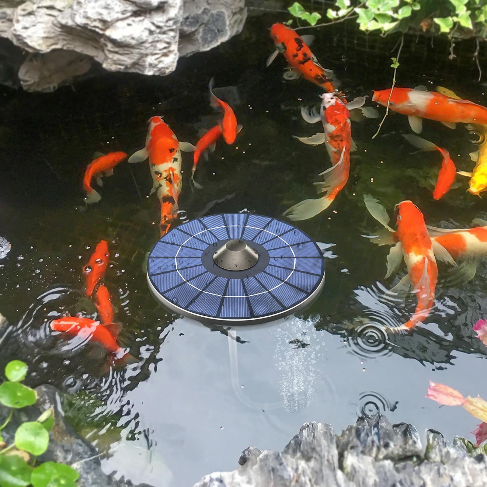 Solar-powered pond aerator pum - Outdoor Power Kit recension och pris