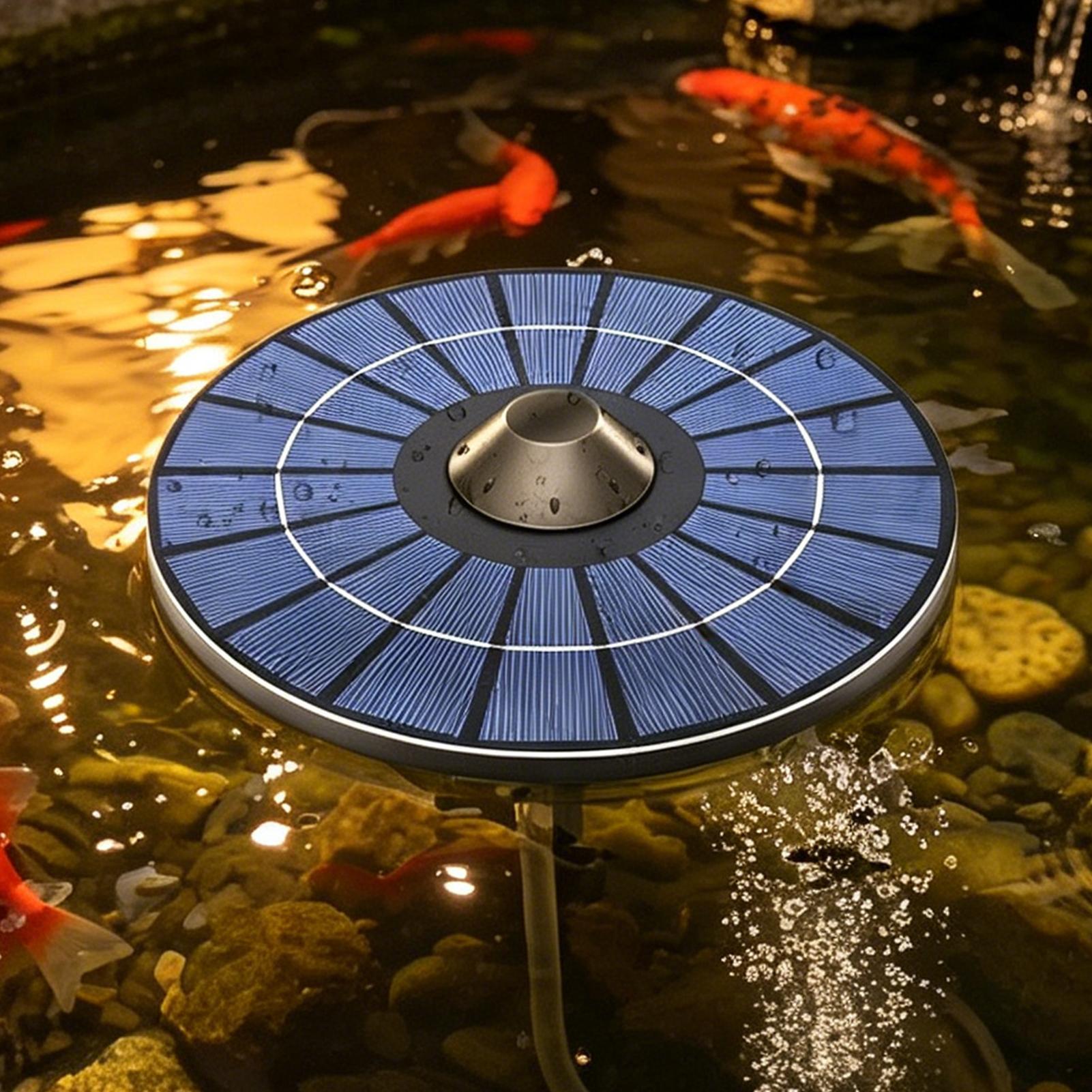 Solar-powered pond aerator pum - Outdoor Power Kit recension och pris