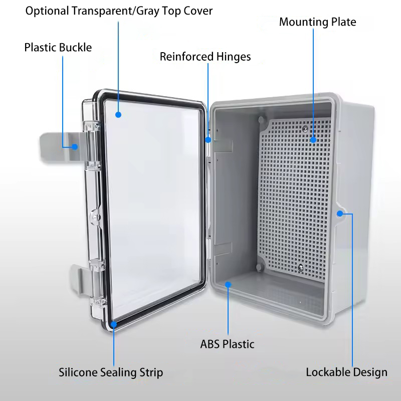 IP66 Waterproof Grey/Transpare - Outdoor Power Junction recension och pris