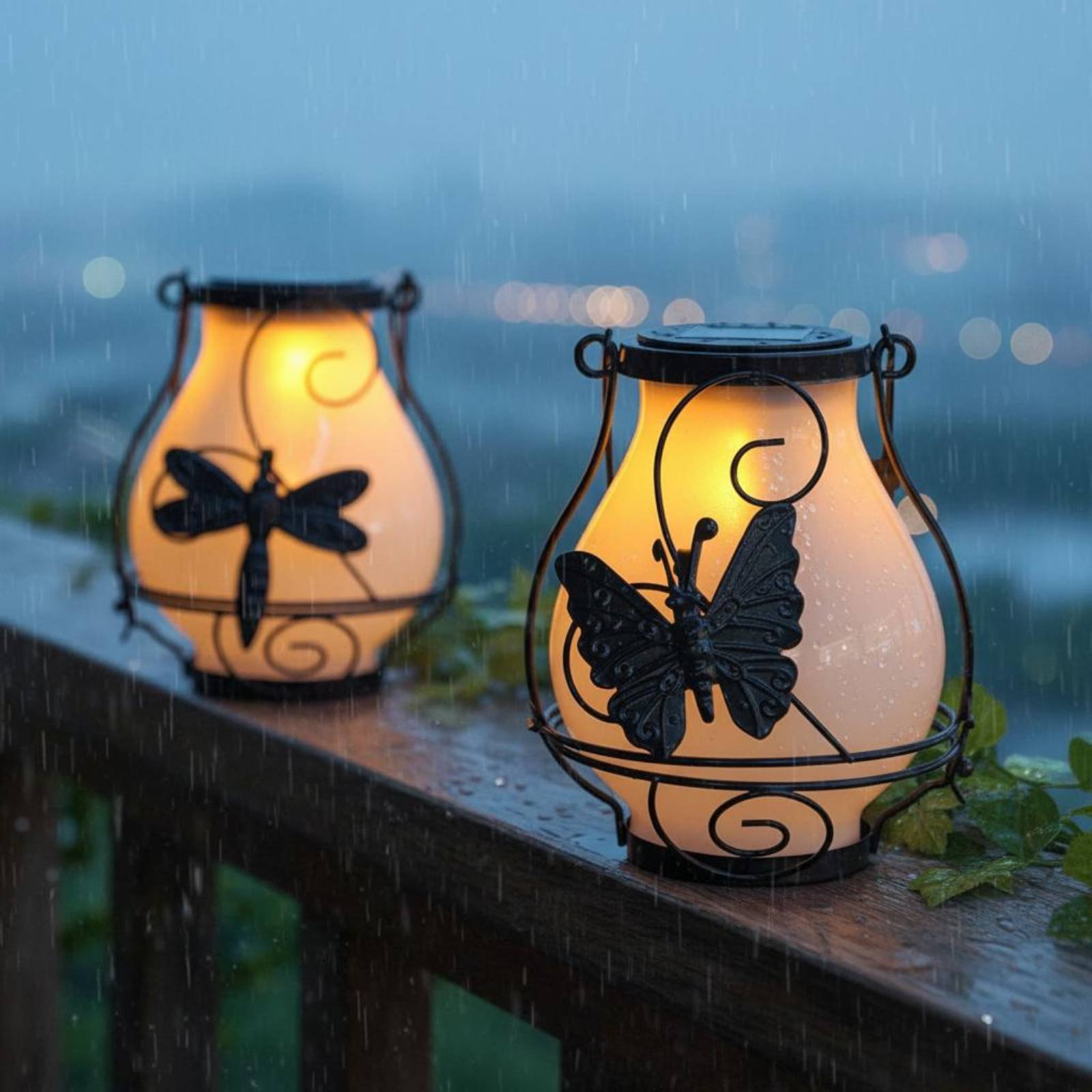 Solar Butterfly Lantern Waterp - Outdoor Powerwall recension och pris