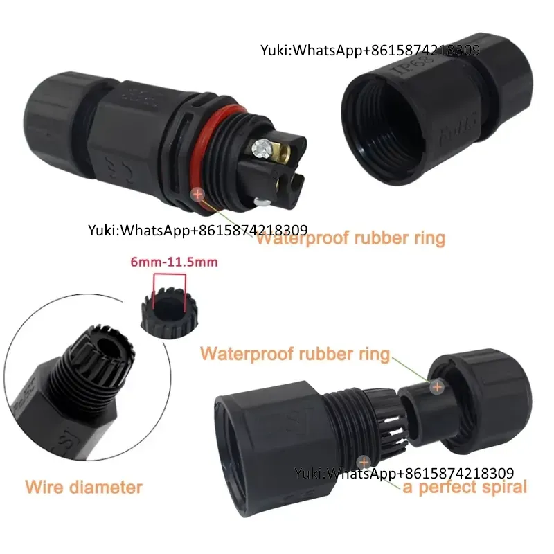 IP68 Waterproof Cable T Tap El - Outdoor Power Junction recension och pris