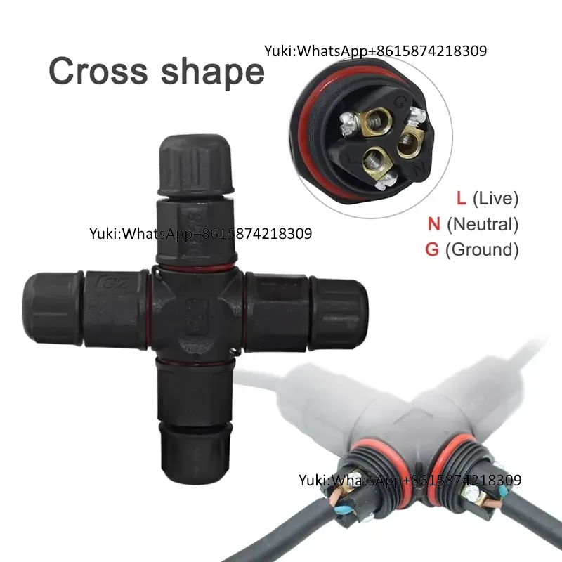 IP68 Waterproof Cable T Tap El - Outdoor Power Junction recension och pris