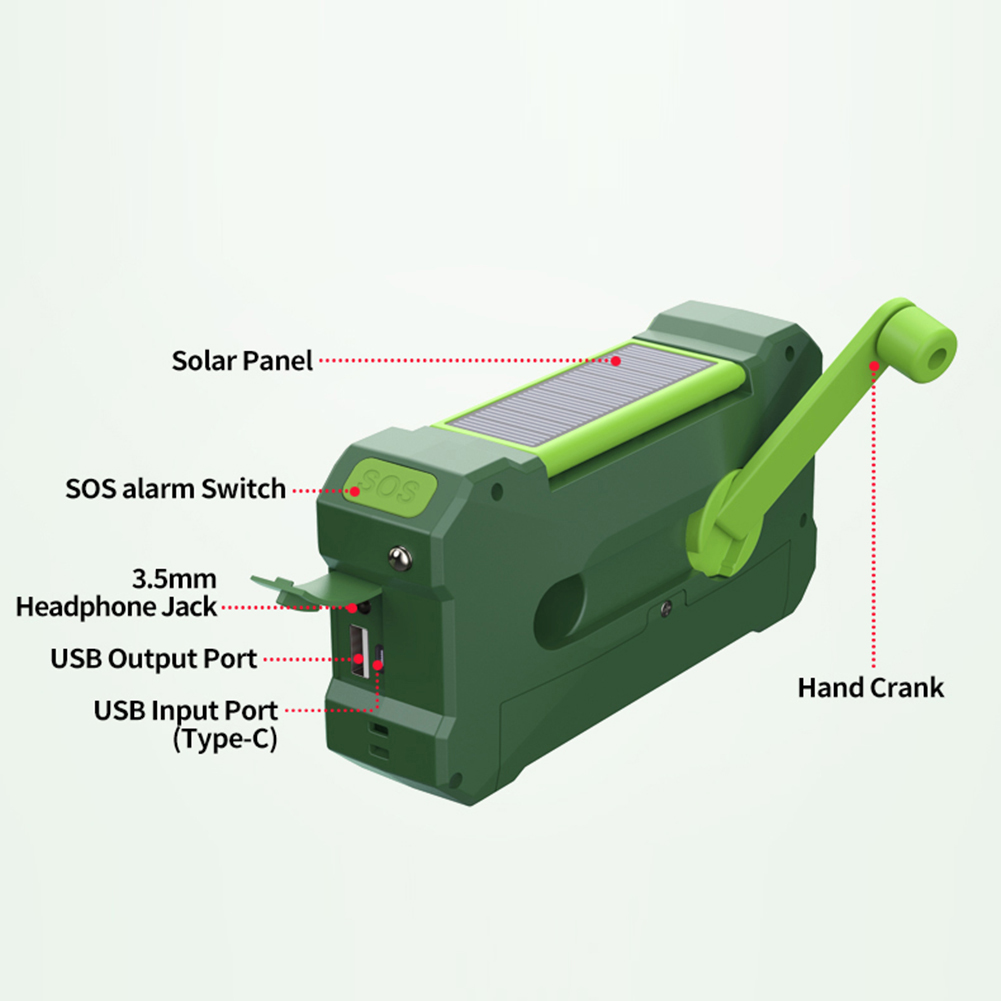 10000mAh Multifunctional Radio - Outdoor Power Kit recension och pris