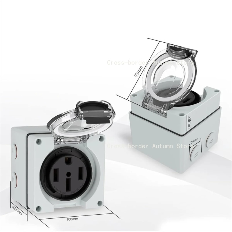 TFBC 50Amp Power Outlet Box,12 - Outdoor Power Receptacle Box recension och pris