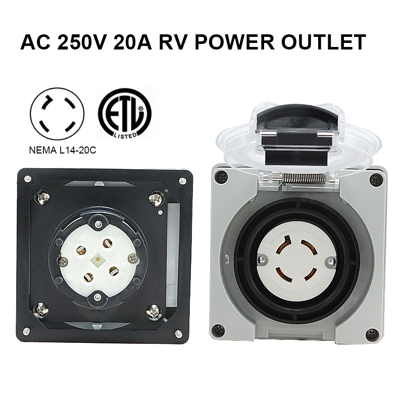 125/250V 20A Generator RV Powe - Outdoor Power Receptacle Box recension och pris