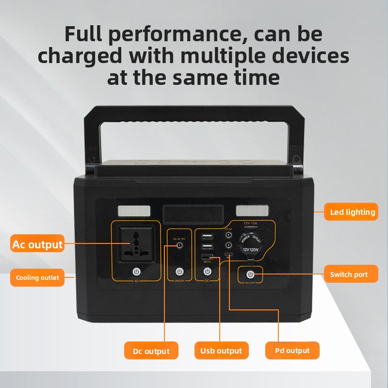 Portable 500W High Power MPPT  - Outdoor Power Supply recension och pris