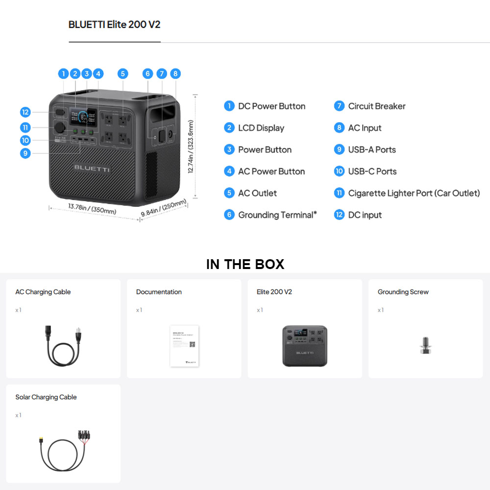 【Renew】BLUETTI Elite 200 V2 Po - Outdoor Powerwall recension och pris