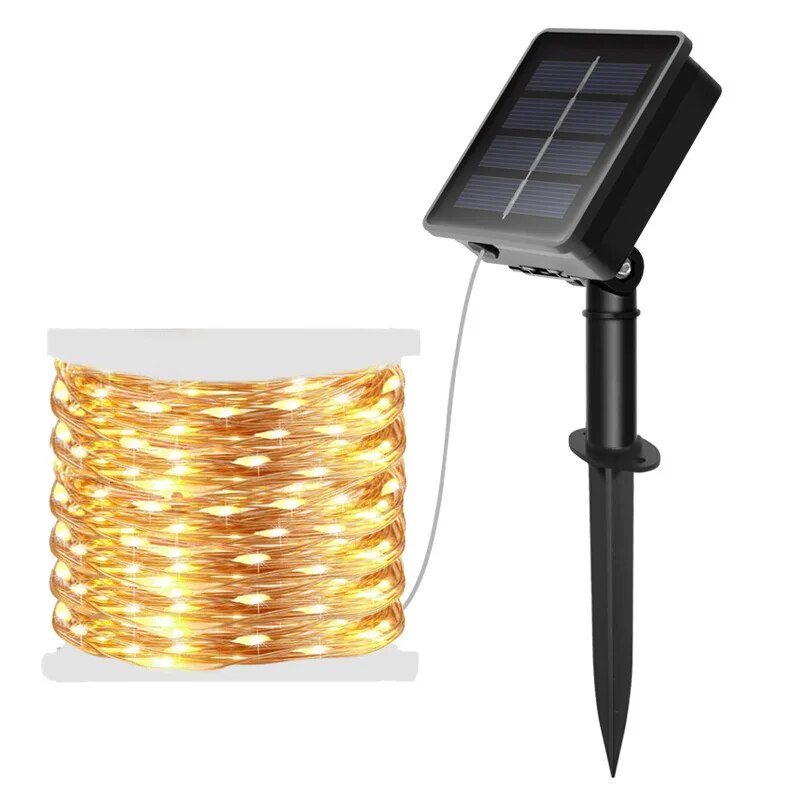 100 LED Solar Fairy Waterproof - Outdoor Power For Wedding recension och pris