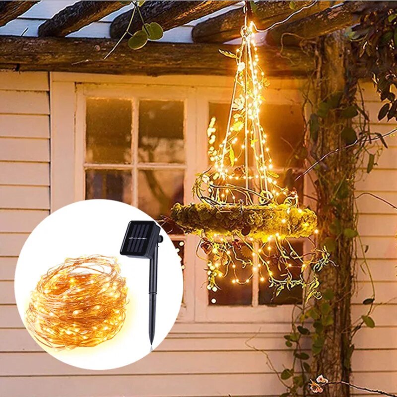 100 LED Solar Fairy Waterproof - Outdoor Power For Wedding recension och pris
