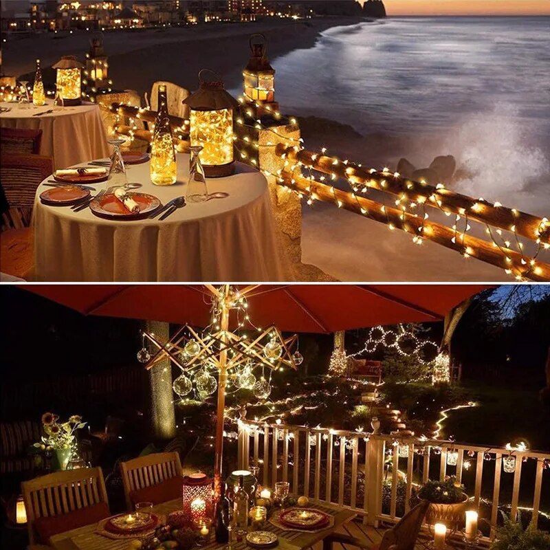 100 LED Solar Fairy Waterproof - Outdoor Power For Wedding recension och pris