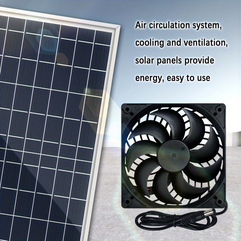 15W Solar Powered Dual Cooling - Outdoor Power Kit recension och pris