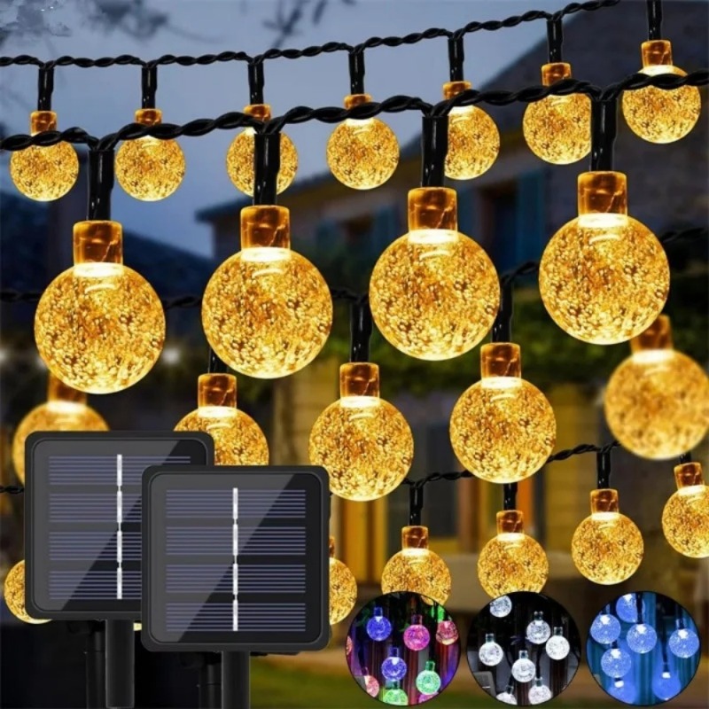 20/50/100 LED Solar Power Crys - Outdoor Power For Wedding recension och pris