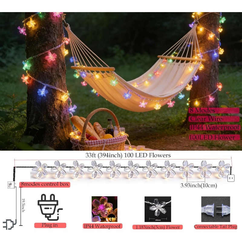 Solar Powered Cherry Blossom F - Outdoor Power For Wedding recension och pris