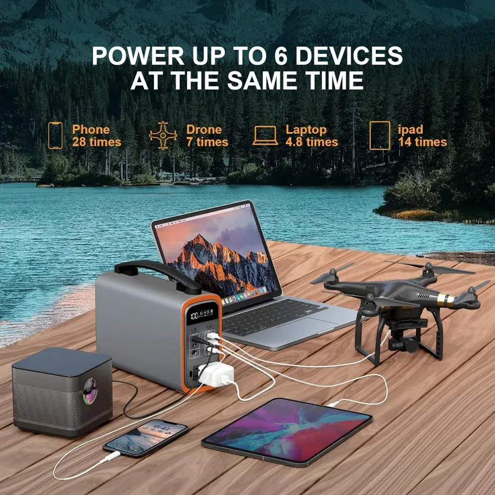 320Wh Lifepo4 Portable Power S - Outdoor Power Station recension och pris