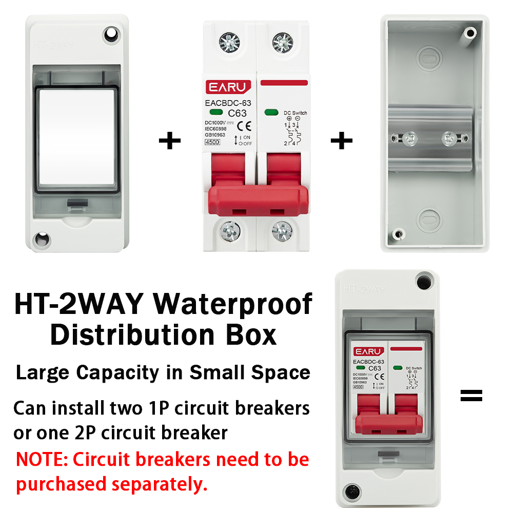 HT-2 IP65 Waterproof Distribut - Outdoor Power Junction recension och pris